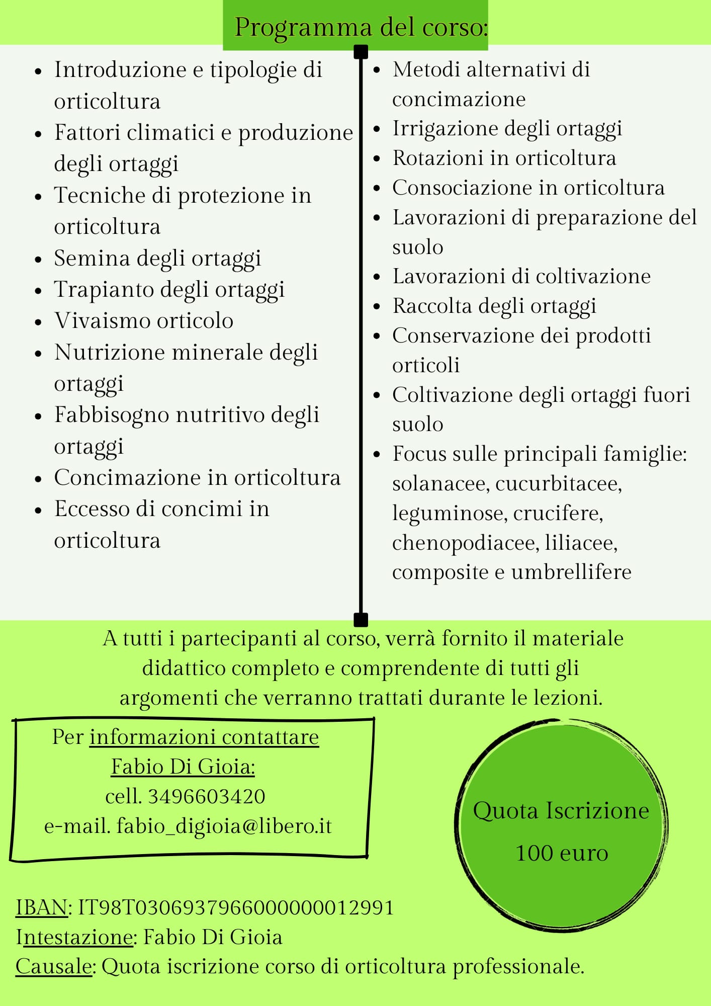 Dott. Agronomo Corsi