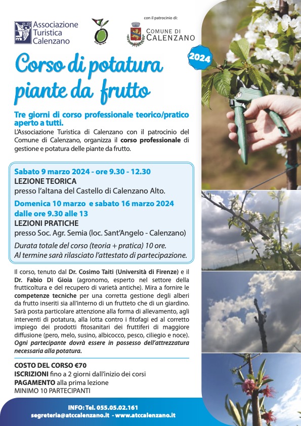 Corso di potatura piante da frutto